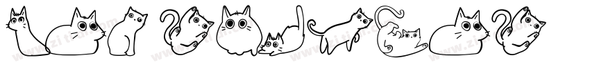 cat regular字体转换